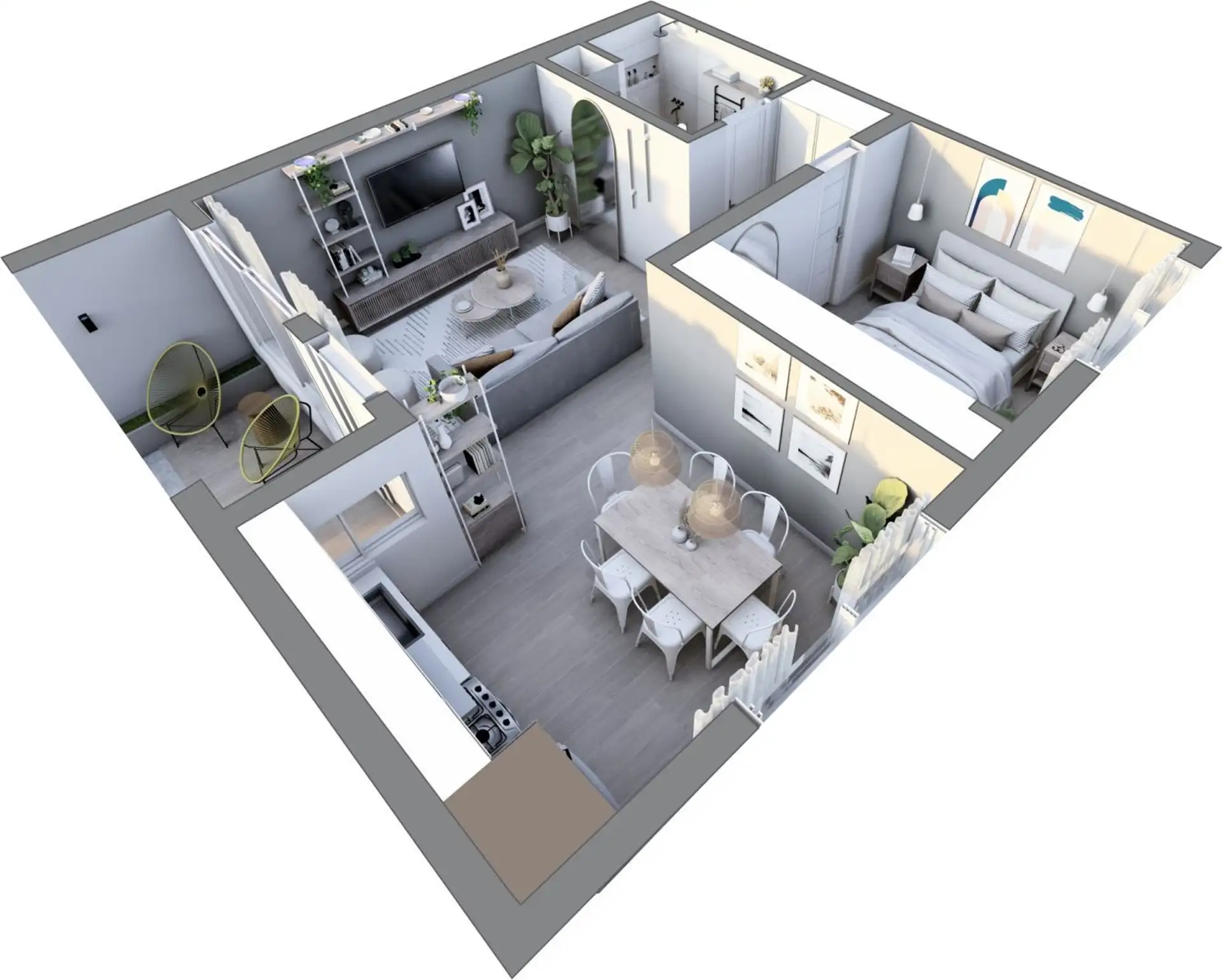Desarrollo inmobiliario con obra avanzada y planos aprobados. Francia 1400 Don Bosco.