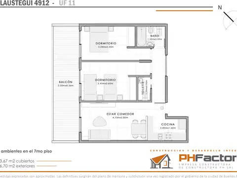 Doctor Luis Beláustegui 4900, Piso 7