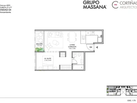 Departamento en Venta en Palermo Soho, USD 179.283