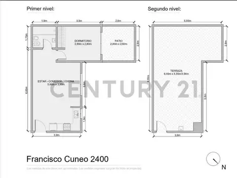 Venta PH de 2 Ambientes con patio y terraza privada en Villa Real.