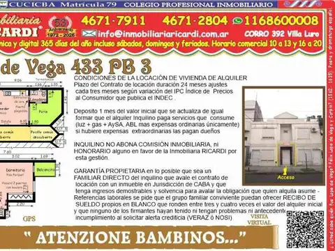 ATENZIONE BAMBINOS... PH en duplex linda arquitectura 