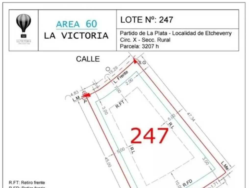 Terreno - 1.157  m² Total