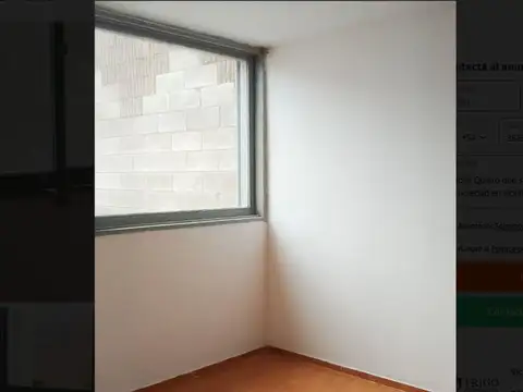 Departamento 2 ambientes con 1 baño