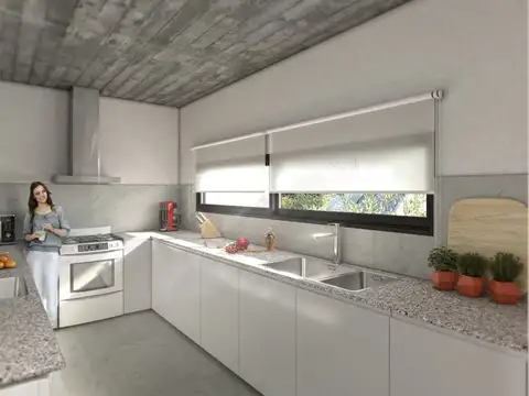 Casa 4 ambientes con 2 baños