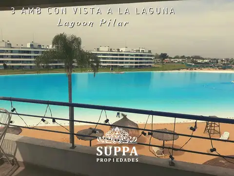 Departamento 3 amb vista plena a la Laguna - Lagoon Pilar