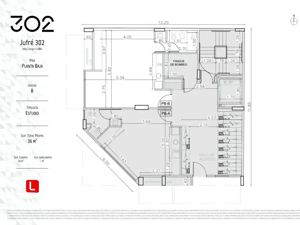 Emprendimiento en Villa Crespo - Etapa: Terminado