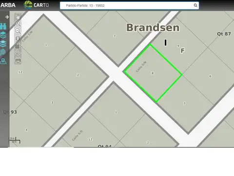 Lote en venta en  brandsen