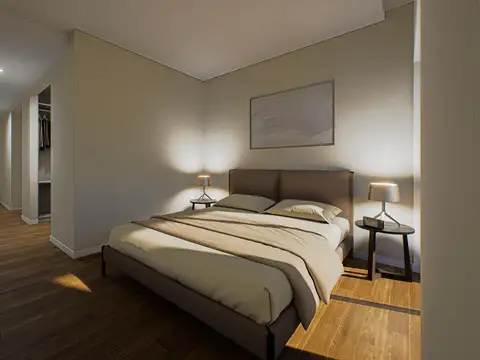 Departamento 2 ambientes con 2 baños