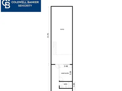 Depto Tipo Casa 4 ambientes con 2 baños
