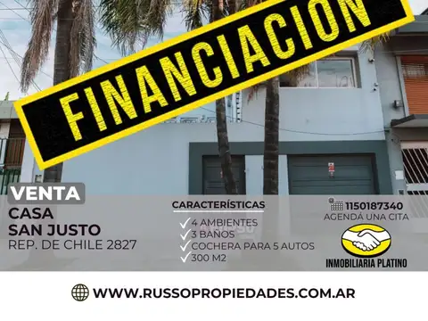 Venta Casa 4 Ambientes San Justo