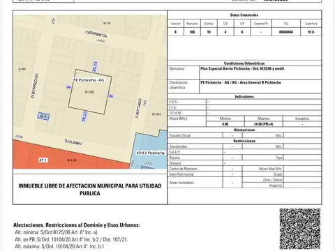 Terreno en Venta en Centro, USD 350.000
