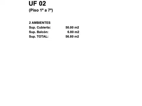 Departamento en Venta de 1 dormitorio