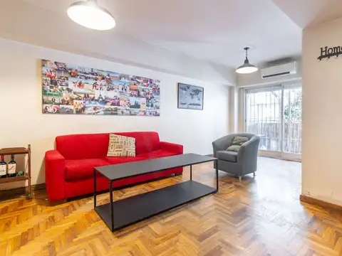 2 Ambientes al frente con Balcon y Patio Ubicacion