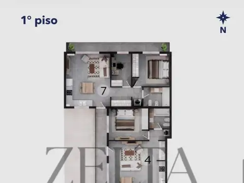 Departamento en Venta en Godoy Cruz, USD 102.000