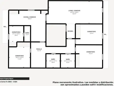 Departamento en Venta de 3 dormitorios