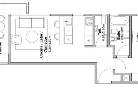 EXC UBICACIÓN - 2 AMB CON AMENITIES  A ESTR. - VENTA EN POSO
