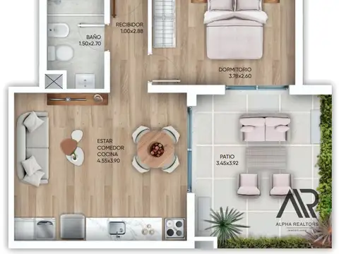 Departamento en Venta con 1 cocheras