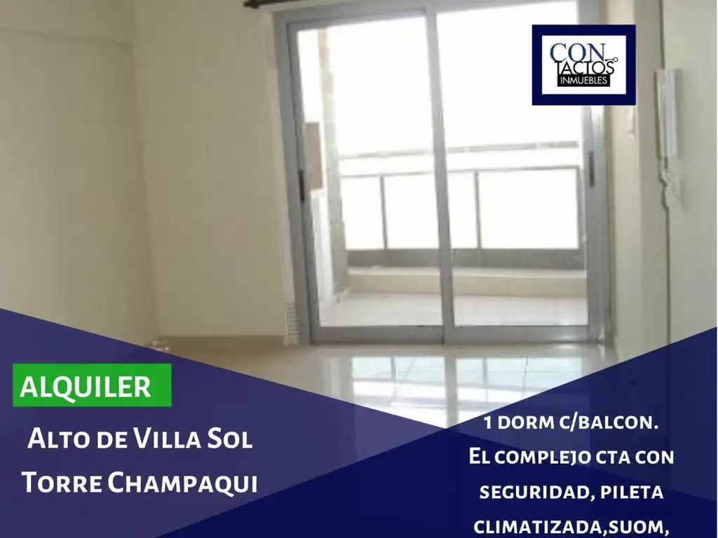 Departamento en Alquiler en Alto Villasol - 1 dormitorio