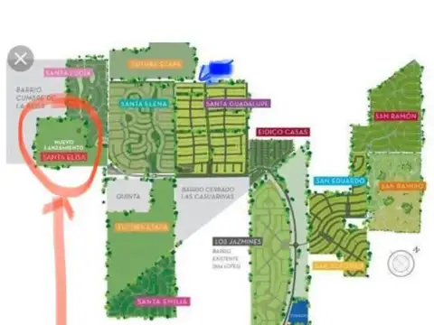 Terreno en Venta en Pilar Del Este, USD 70.000