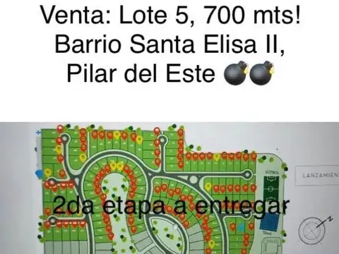 VENTA DE LOTE SANTA ELISA INTERNO