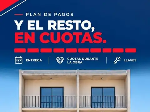 Departamento en Venta de 2 ambientes