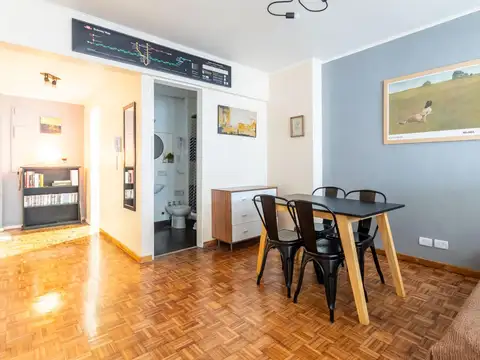 Departamento en alquiler temporal amoblado, monoambiente en San Nicolás