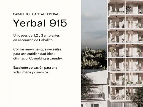 YERBAL 915 de 1 Dormitorios