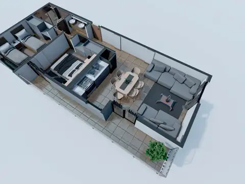 Departamento en Venta de 1 dormitorio