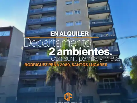 DEPARTAMENTO 2 AMBIENTES EN ALQUILER CON AMENITIES DE LUJO EN SANTOS LUGARES