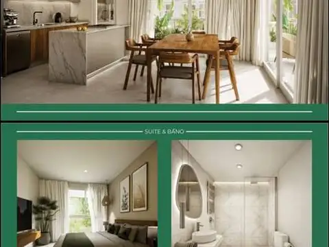 Departamento 4 ambientes con 2 baños