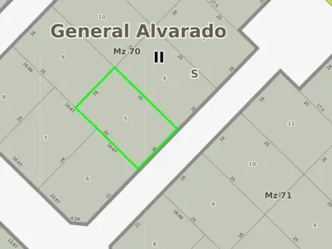 Terreno en Venta de 400,0 m2