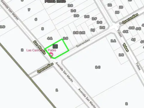 Terreno en Venta en Punta Indio, USD 43.000