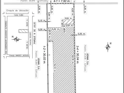 Terreno en Venta de 300,0 m2