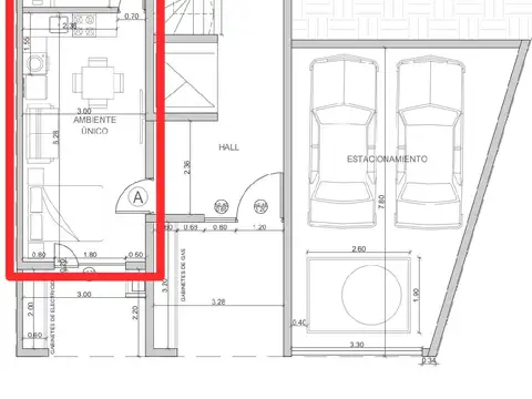 Departamento en Venta de Monoambiente