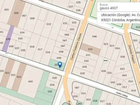 SE VENDE TERRENO EN VILLA BELGRANO 800M2