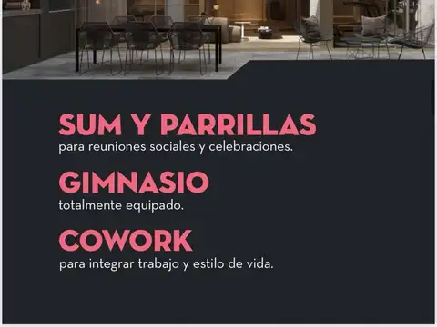 VTA POZO MONOAMBIENTE PALERMO SOHO AMENITIES