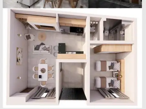 Departamento en Venta con 1 cocheras