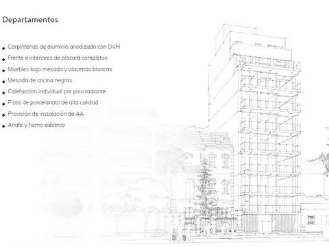 Departamento 2 ambientes en construcción en Villa Urquiza