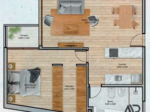 Departamento en Venta A Estrenar