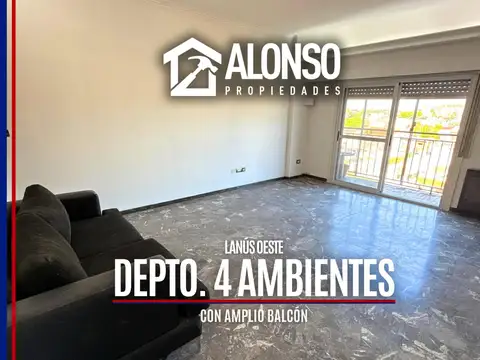 DEPARTAMENTO 4 AMBIENTES EN VENTA EN LANUS OESTE