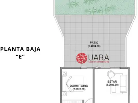 Departamento en Venta de 1 dormitorio
