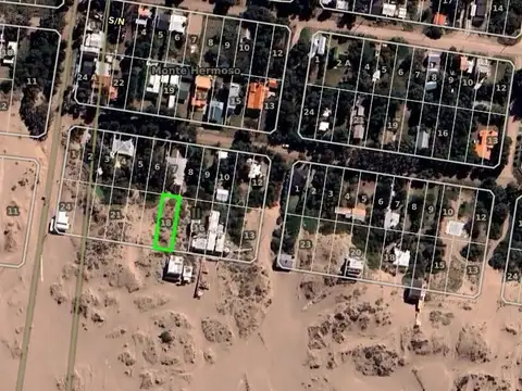 Terreno de 385m² en venta en Balneario Sauce Grande - Monte Hermoso