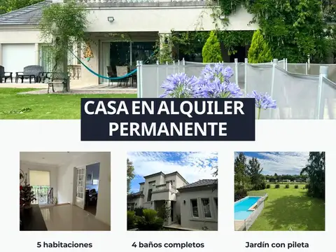 Luminosa Casa con Jardín, Vista Al Golf y Laguna