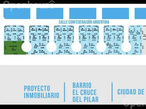 Terreno en Venta 30  mts Fondo