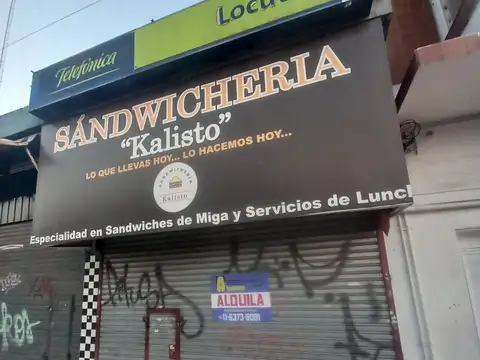 ALQUILER Local 40m2  en San Miguel a 1000 metros de la estación