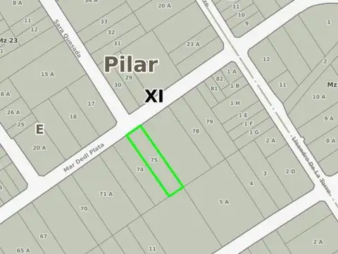 Terreno en Venta en Del Viso, USD 69.000