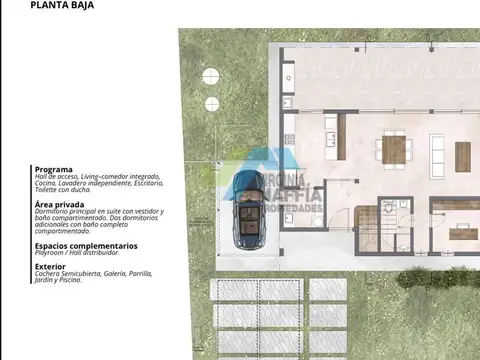 Casa 5 ambientes con 4 baños