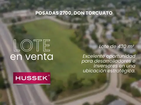 Lote en Venta de 430m² - Don Torcuato, Tigre.