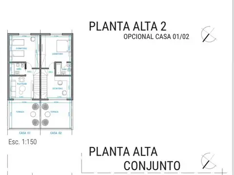 Casa 4 ambientes con 2 baños