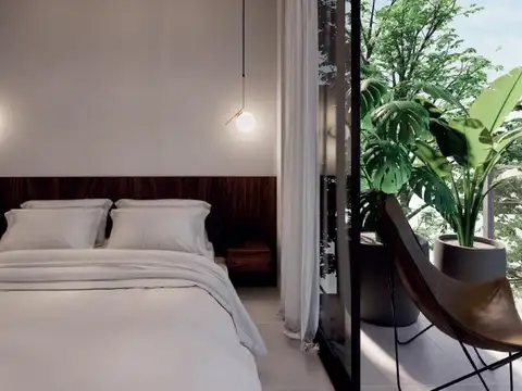 Departamento 2 ambientes con 1 baño